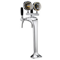 Colonne TOF LED éclairée "Classique élégance" pour 2 robinets avec Fish Eye